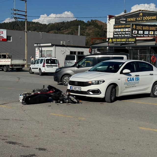 Ortaca'da trafik kazası: 1 yaralı