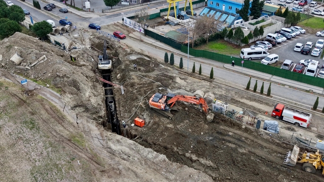 Karadeniz'in en büyük atık su kolektör hattında sona gelindi