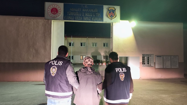 Kahramanmaraş'ta 88 yıl kesinleşmiş hapis cezası bulunan kişi yakalandı