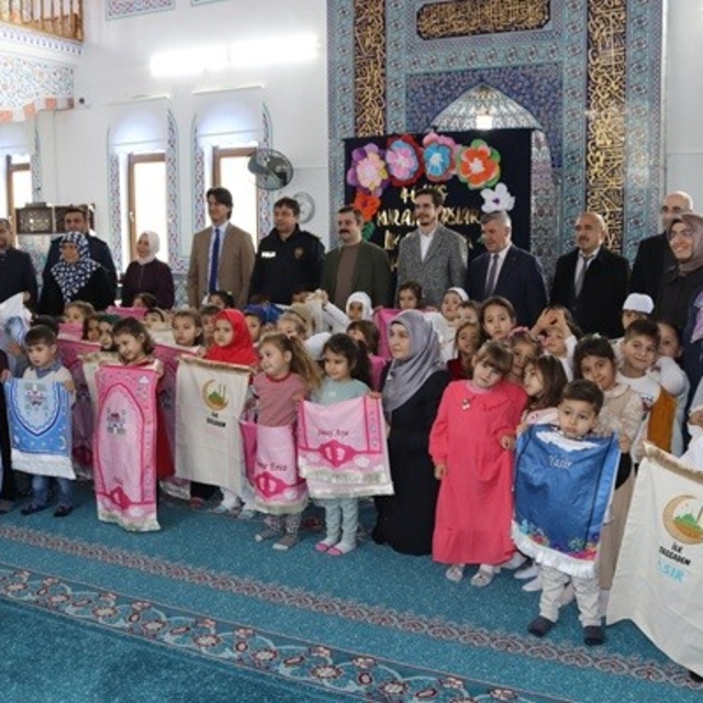 Köyceğiz'de minikler için ilk seccadem programı gerçekleştirildi