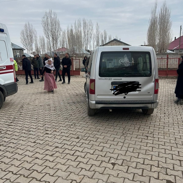 Patnos'ta yürek yakan kaza