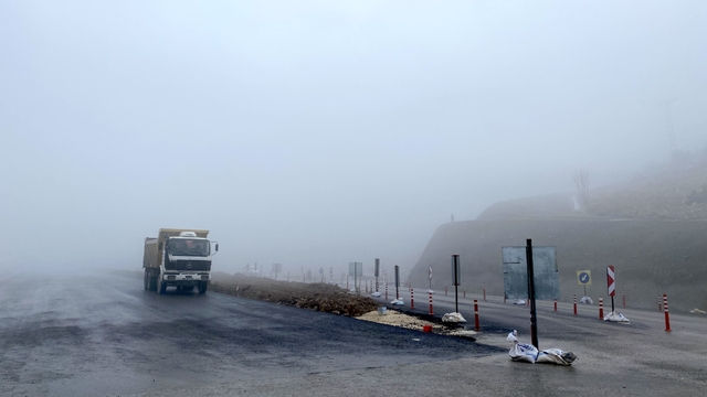 Çorum'da yoğun sis etkili oldu