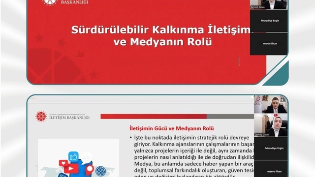 Sürdürülebilir kalkınma politikalarında iletişimin önemi ele alındı