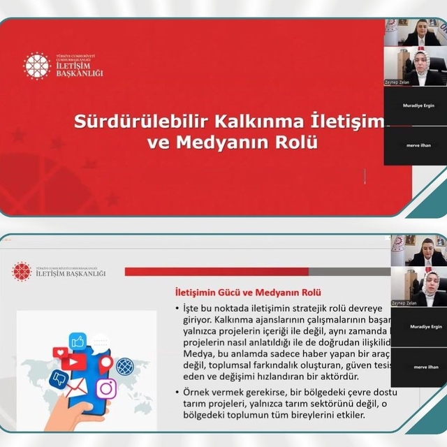 Sürdürülebilir kalkınma politikalarında iletişimin önemi ele alındı