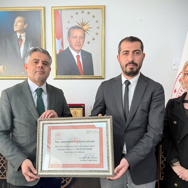 Mardin Eğitim ve Araştırma Hastanesi, "Anne Dostu Hastane" unvanını sürdürm...