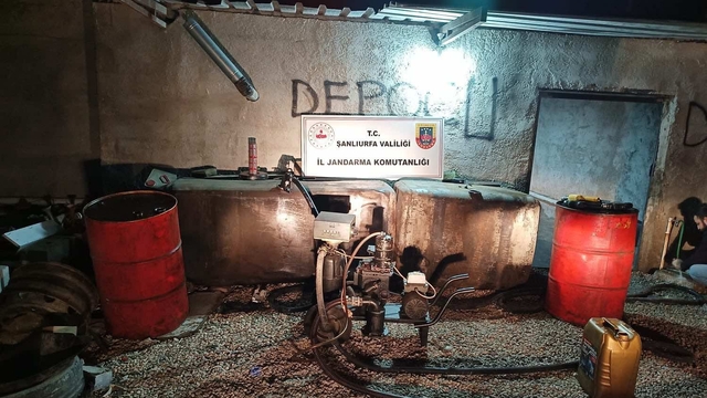 Şanlıurfa'da bin 270 litre kaçak akaryakıt ele geçirildi