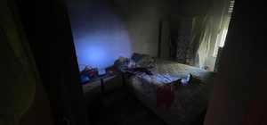 Ayvalık'ta ev yangını