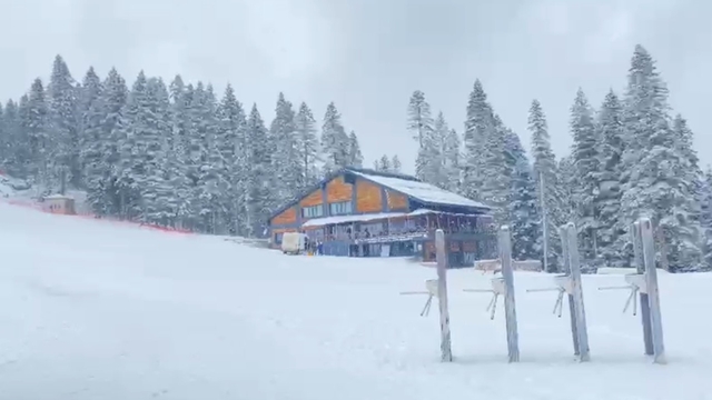 Kastamonu'nun yüksek kesimlerinde kar yağışı etkili oluyor