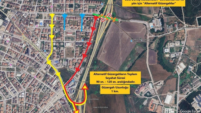 Bursa'da trafik düzenlemesi