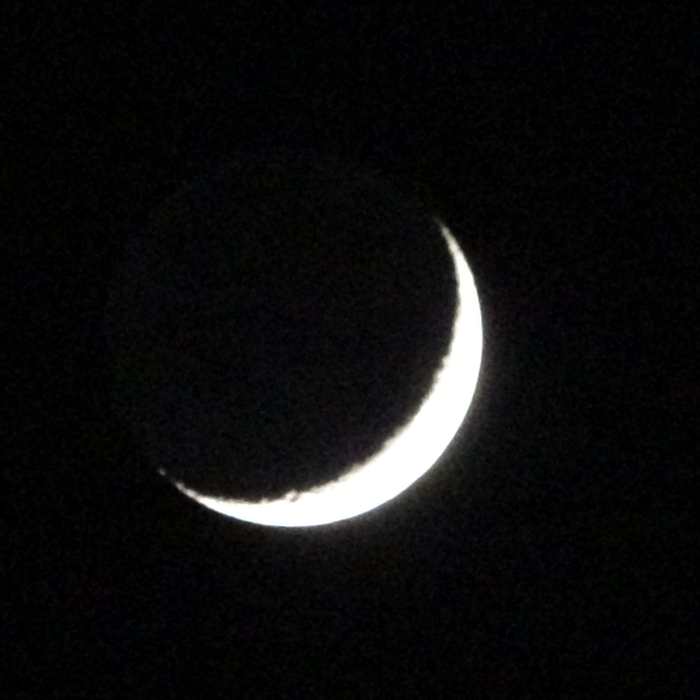 Van semalarında yılın son hilal manzarası