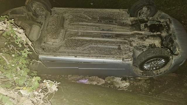 Tokat'ta otomobil su kanalına düştü: 1 yaralı