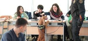 Üniversitelilerin ilgi odağı narkotik köpeği "Leo" oldu
Tekirdağ İl Emniyet...