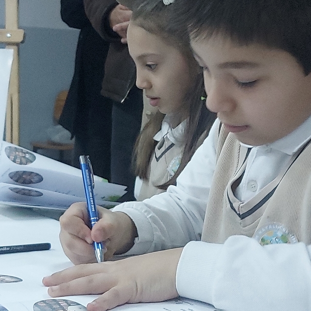 Minik yüreklerden arkadaşlarına destek