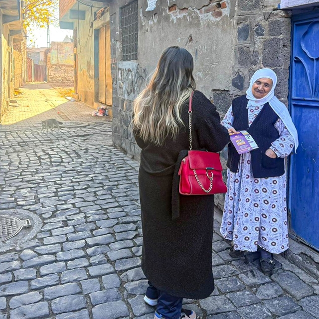 Diyarbakır'da kadınlar yönelik saha çalışması