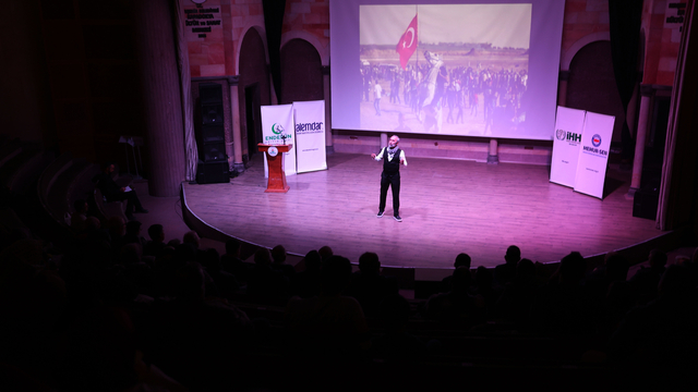 Nevşehir'de "Kudüs Bize Ne Söyler" konulu söyleşi düzenlendi