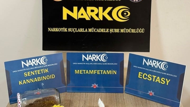Ordu'da uyuşturucu operasyonlarında 1 tutuklama