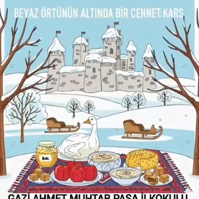 İlkokul öğrencilerinden Kars'ın doğal ve tarihi güzelliklerine tanıtım vide...