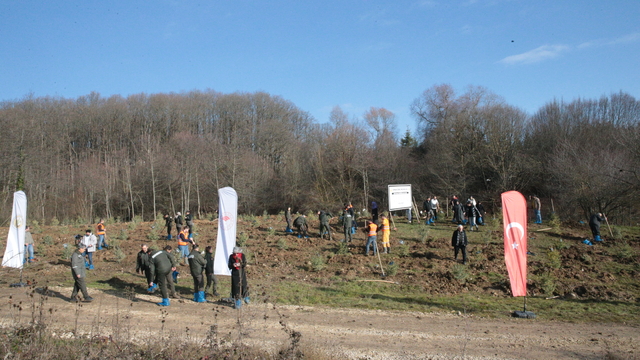 Grand Kartal Otel yangınında hayatını kaybeden 78 kişi anısına hatıra ormanı oluşturuldu
