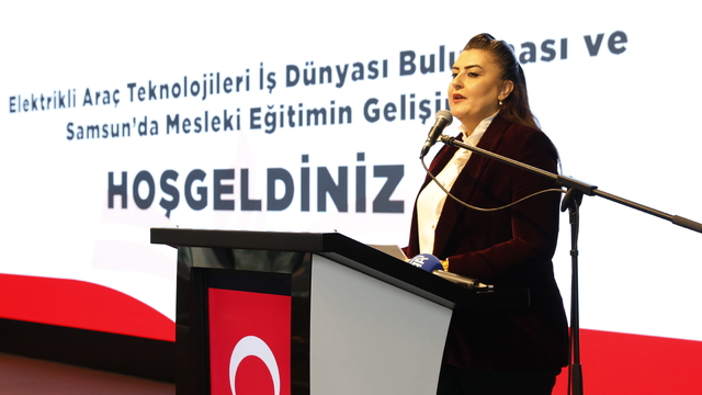 Samsun'da "Elektrikli Araç Teknolojileri ve Mesleki Eğitim Programı" tanıtıldı