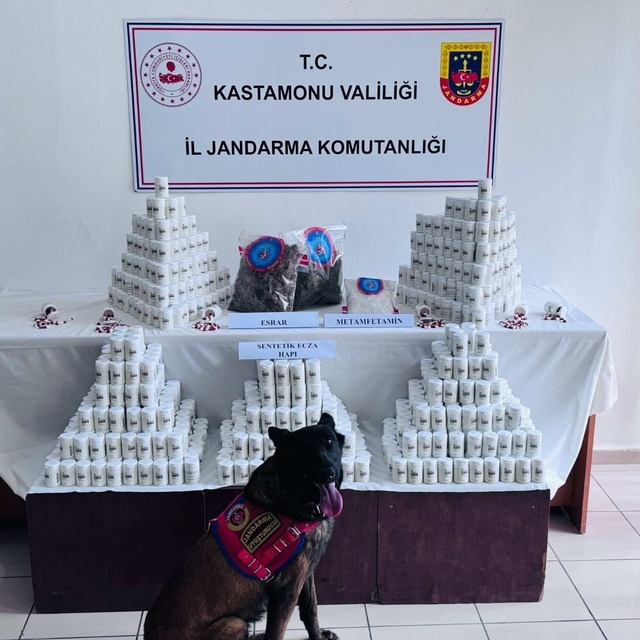 Kastamonu'da binlerce hap ve uyuşturucuyla yakalanan şahsın yargılanmasına...