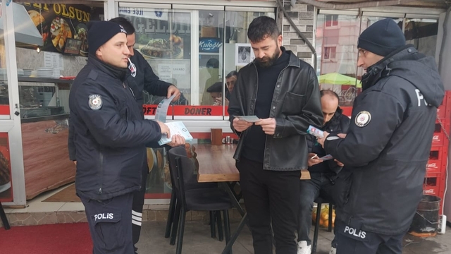 Salıpazarı'nda vatandaşlara dolandırıcılık ve hırsızlık uyarısı