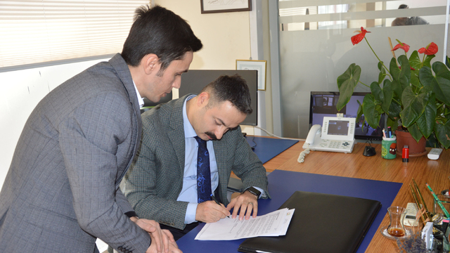 Havza OSB'de üretime geçen fabrikanın tapusu verildi