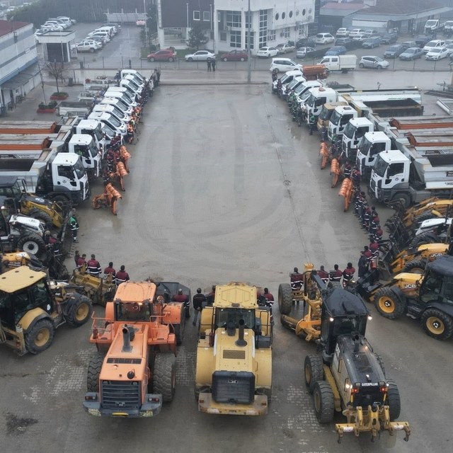 İnegöl Belediyesi'nde kış hazırlıkları tamam