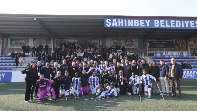 Şahinbey Ampute'den 2-1'lik galibiyet