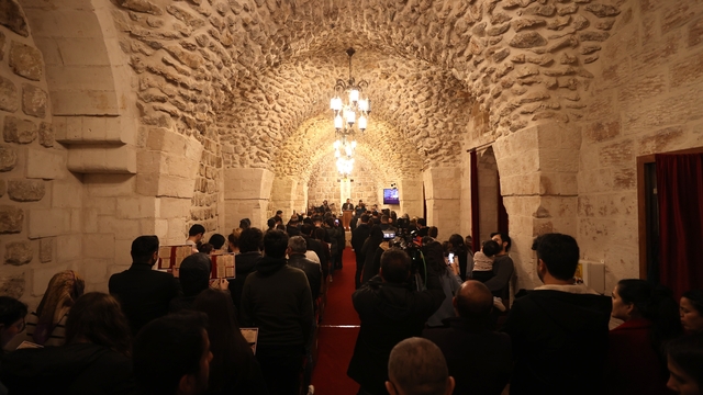 Mardin'de Protestan Kilisesi'nde Noel ayini yapıldı