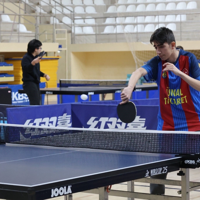 Masa Tenisi Gençler İl Birinciliği Müsabakaları sona erdi