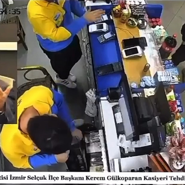 Siyasi parti ilçe başkanından kasiyere tehdit