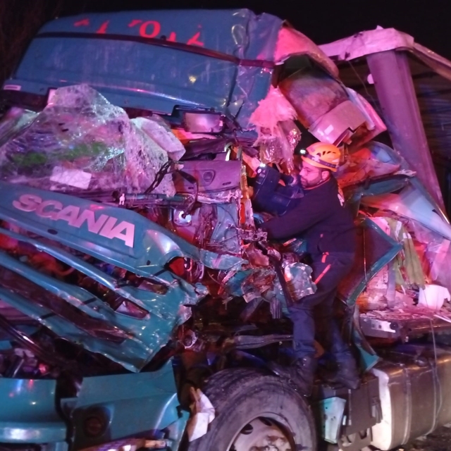 Rize'de tır kazası: 1 yaralı