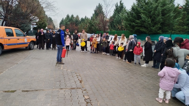 AFAD'dan özel eğitim ve rehabilitasyon merkezinde tatbikat