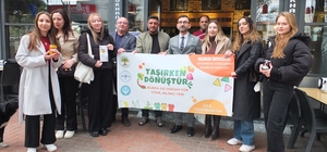 Balıkesir'de üniversiteliler sıfır atık projesi başlattı