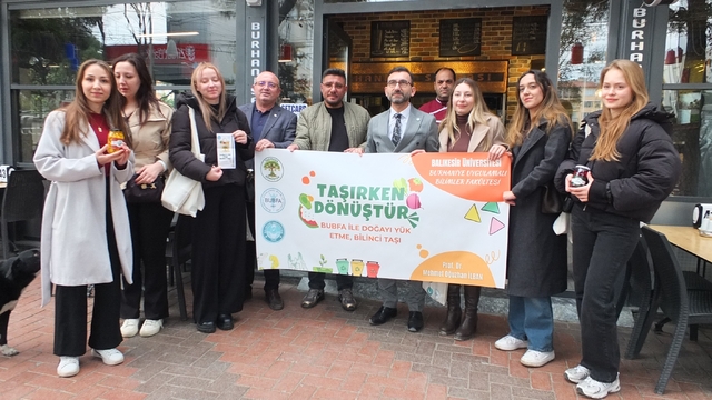 Balıkesir'de üniversiteliler sıfır atık projesi başlattı