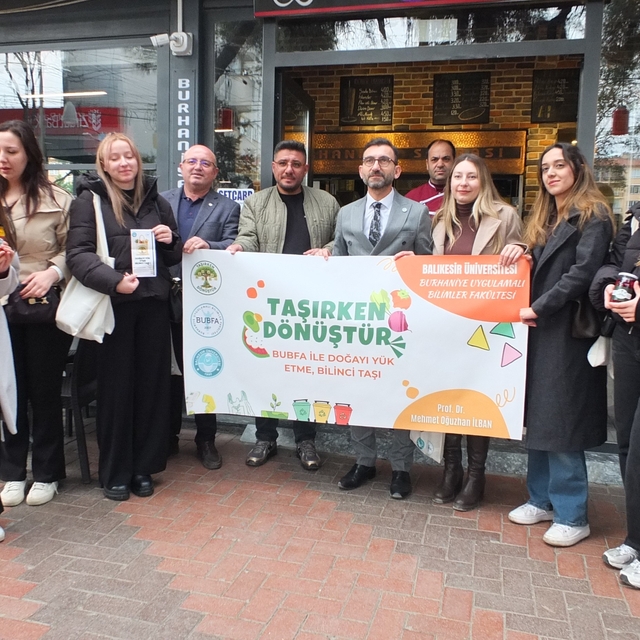 Balıkesir'de üniversiteliler sıfır atık projesi başlattı