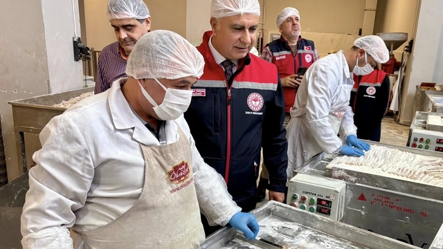Hatay'da şekerleme üretim tesisleri denetlendi