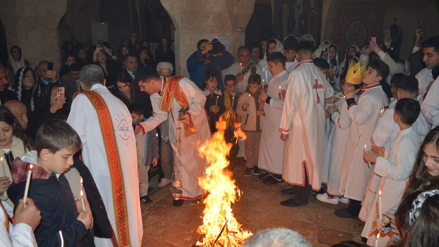 Mardin'de Süryaniler, Doğuş Bayramı'nı kutladı