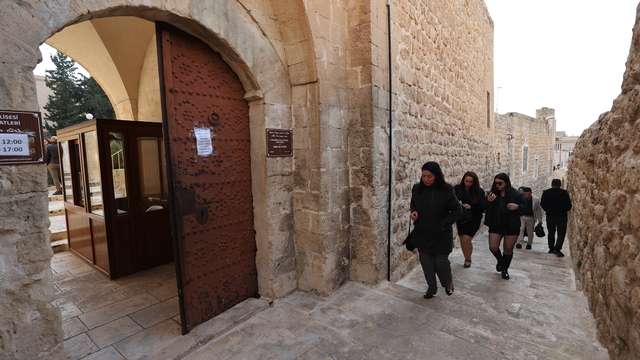 Mardin'de tarihi Kırklar Kilisesi'nde Noel ayini düzenlendi