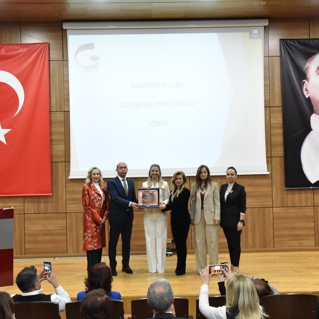Gaziantep Kulübü 2025 Geleneksel Hizmet Ödülü Töreni gerçekleştirildi