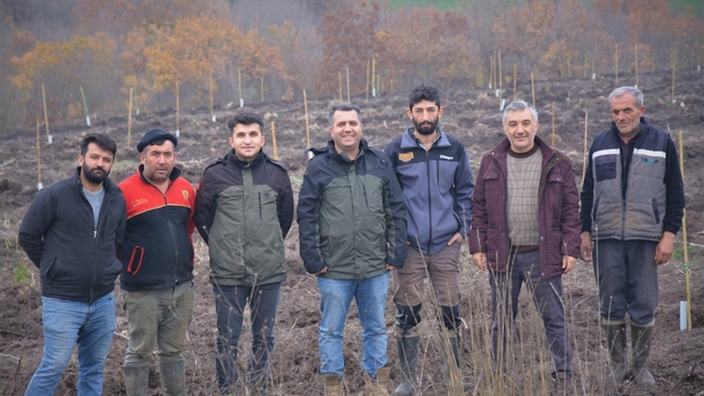 Manyas'ta orman köylüsüne gelir getirici ağaçlandırma