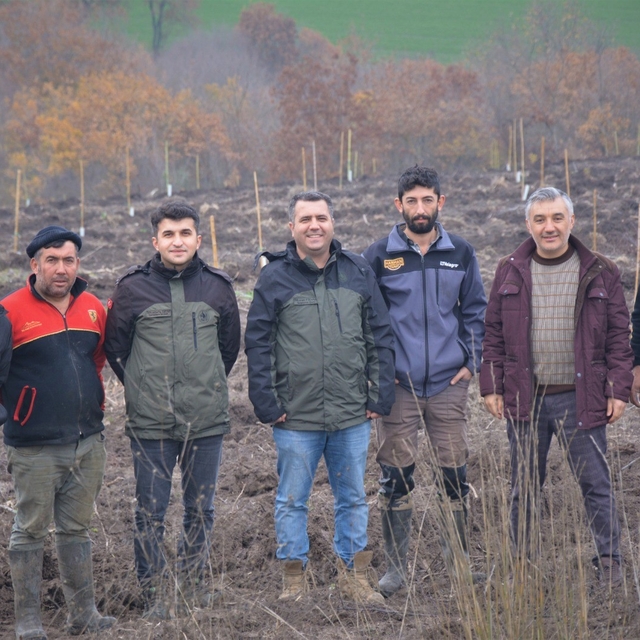 Manyas'ta orman köylüsüne gelir getirici ağaçlandırma