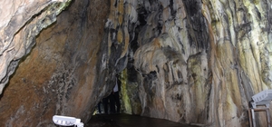 Sinop Ayancık İnaltı Mağarası'nda ziyaretlere kış molası