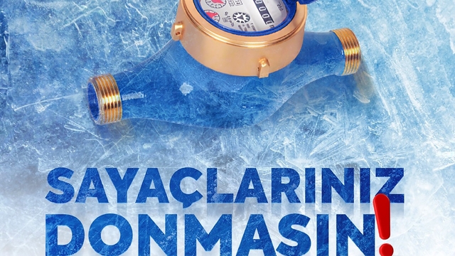MUSKİ'de soğuk havalar için su sayaçları uyarısı
