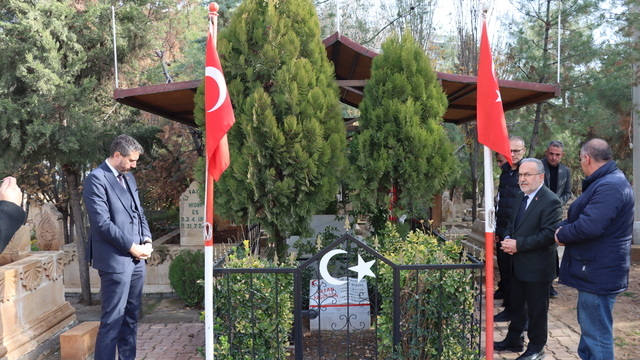 Mardin'de 15 Temmuz şehidi mezarı başında anıldı