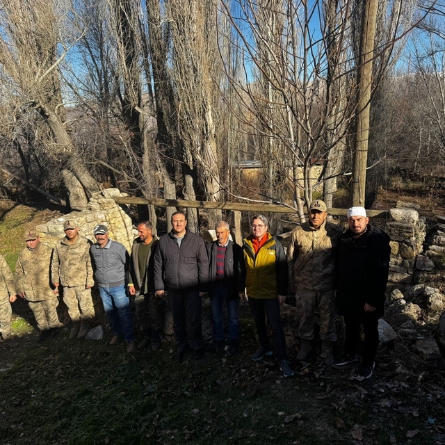 Kaymakam Arıkan, Harmankaya köyünde incelemede bulundu