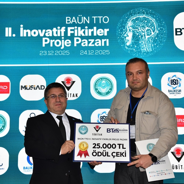 İnovatif Fikirler Proje Pazarı'nda ödüller sahiplerini buldu
BAÜN'de Ar-Ge...