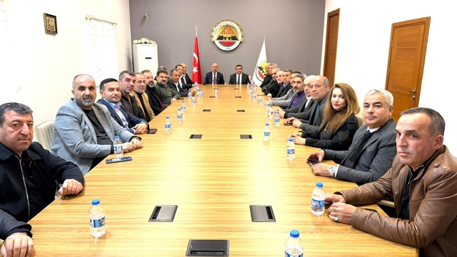 Diyarbakır Emniyet Müdürü Gökduman, DESOB Başkanı Ebedinoğlu ile bir araya geldi