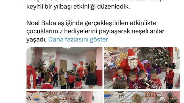 Van Büyükşehir Belediyesinden kandil günü Noel kutlaması
Regaip Kandili gününde yılbaşı etkinliği tepkilere neden oldu