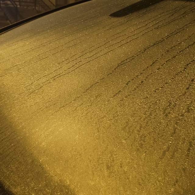 Elazığ'da araçların camları buz tuttu